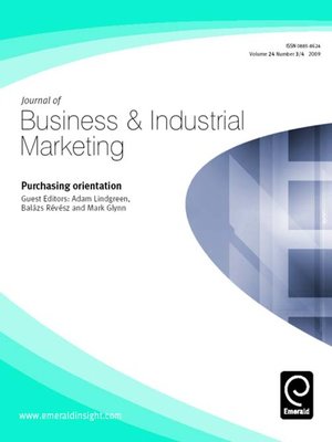cover image of Journal of Business & Industrial Marketing, Volume 24, Issue 3 & 4